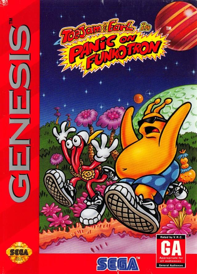 J2Games.com | ToeJam and Earl in Panic on Funkotron (Sega Genesis) (Pre-Played - Game Only).