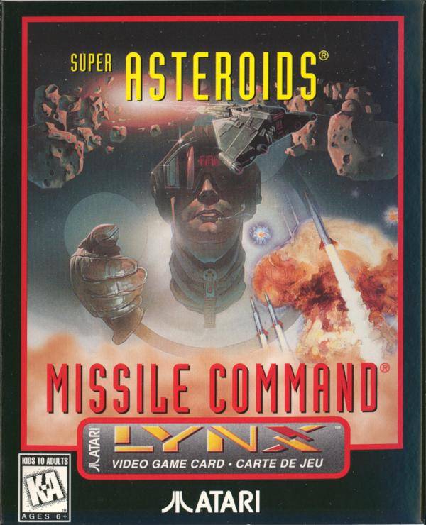 Súper asteroides y comando de misiles (Atari Lynx)