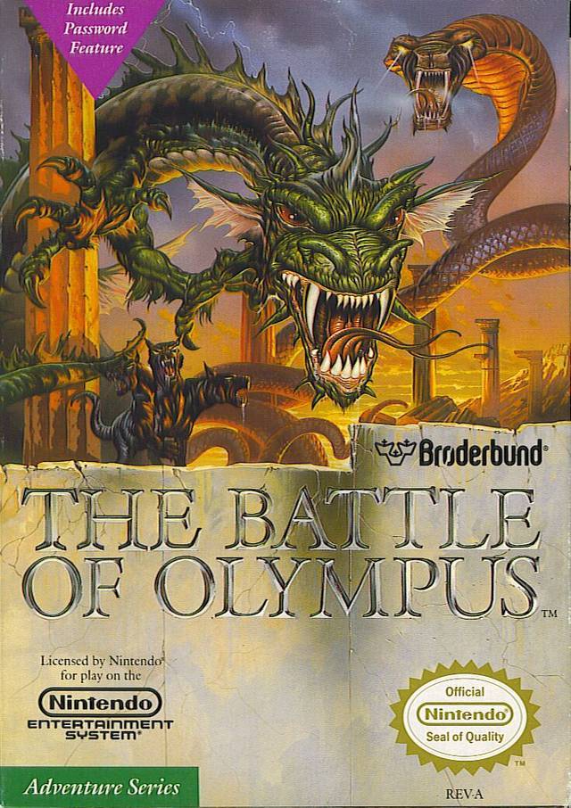 J2Games.com | Battle of Olympus (Nintendo NES) (Pre-Played - Game Only).