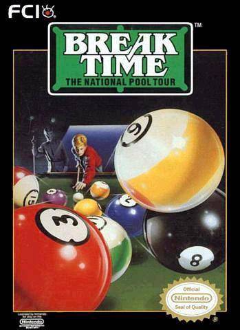 J2Games.com | Break Time The National Pool Tour (Nintendo NES) (Pre-Played - Complete - Good Condition).