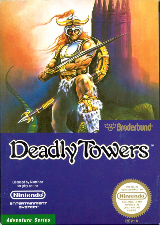 J2Games.com | Deadly Towers (Nintendo NES) (Pre-Played - Game Only).
