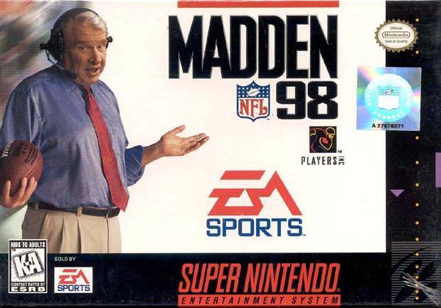 J2Games.com | Madden 98 (Super Nintendo) (Pre-Played - Game Only).