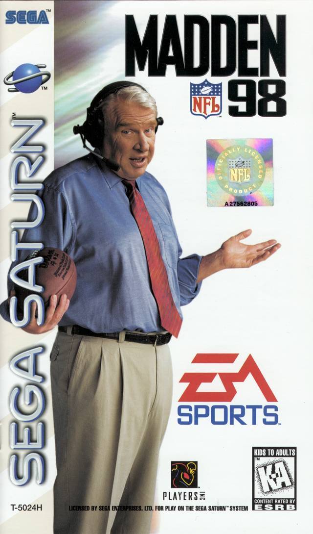 J2Games.com | Madden 98 (Sega Saturn) (Pre-Played - CIB - Good).
