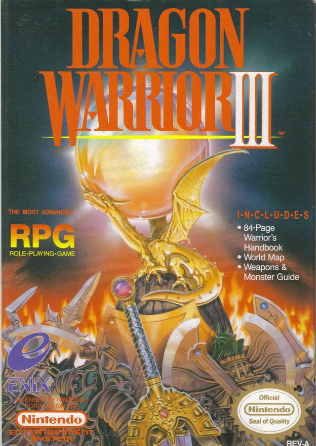 J2Games.com | Dragon Warrior III (Nintendo NES) (Pre-Played - Game Only).