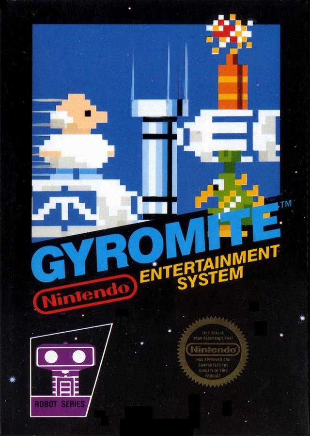 Variante Gyromite de 5 tornillos con convertidor Famicom (Nintendo NES)