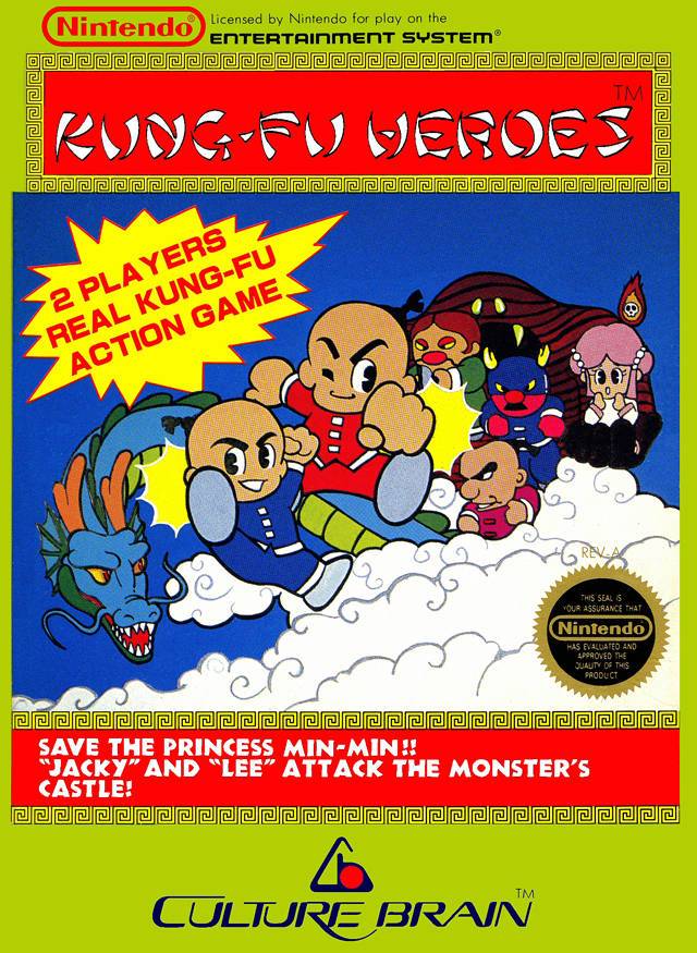 J2Games.com | Kung Fu Heroes (Nintendo NES) (Pre-Played - Game Only).