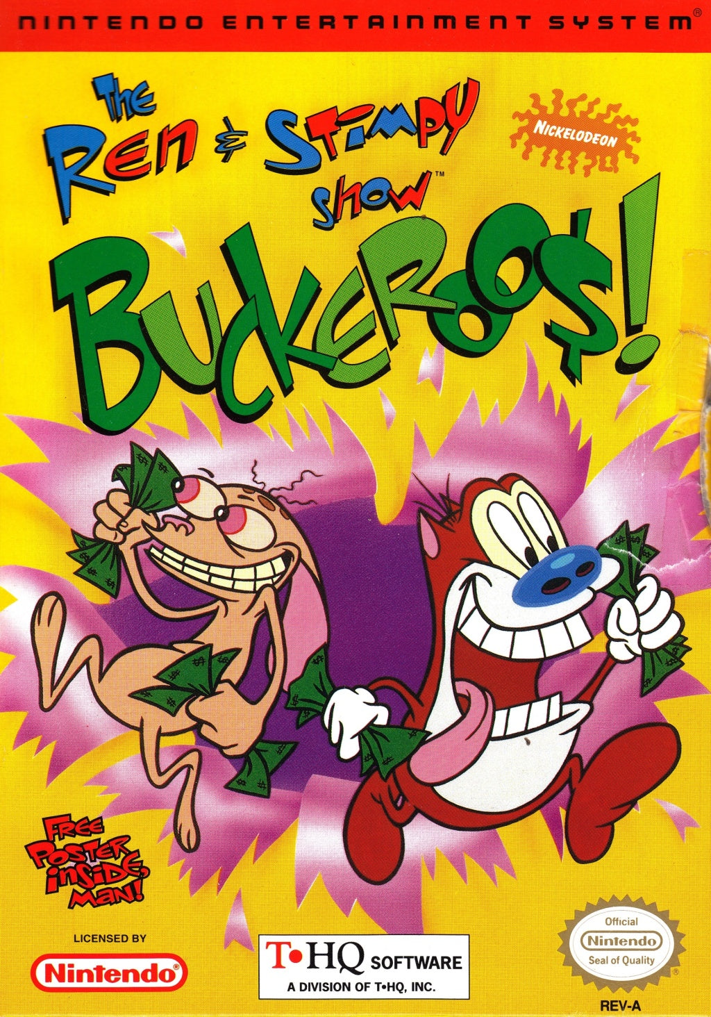 El show de Ren y Stimpy: ¡Buckaroo$! (Nintendo NES)
