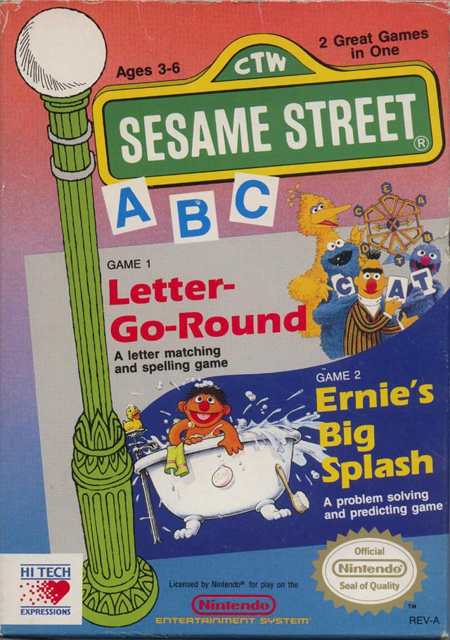J2Games.com | Sesame Street ABC (Nintendo NES) (Pre-Played - Game Only).