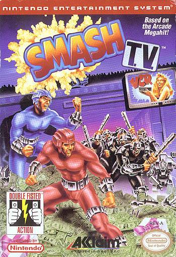 J2Games.com | Smash TV (Nintendo NES) (Pre-Played).