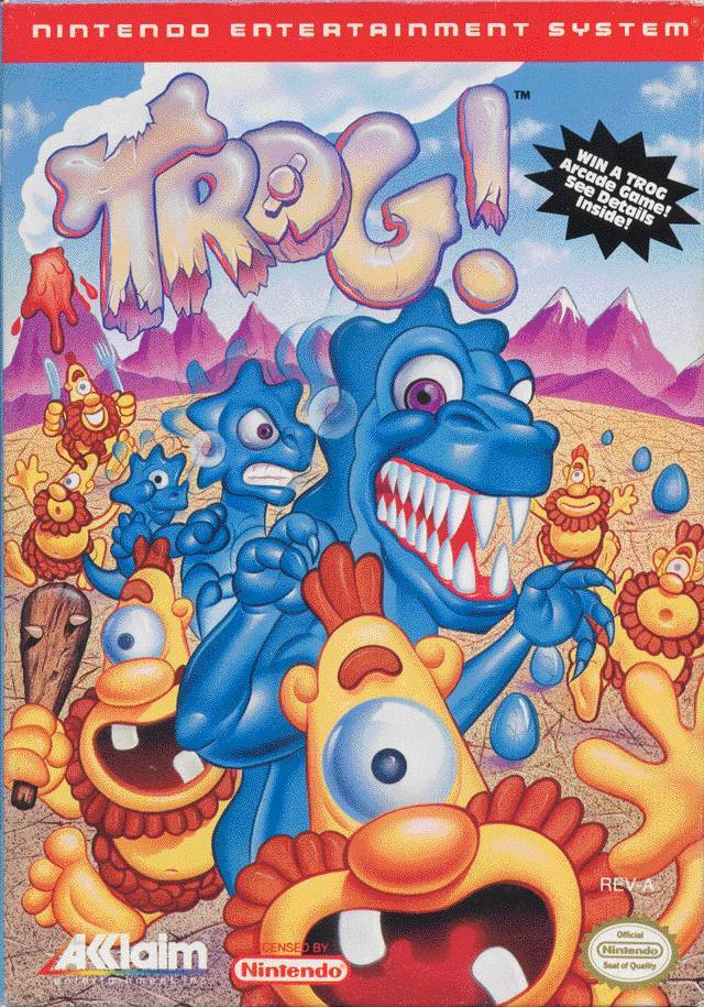 J2Games.com | Trog (Nintendo NES) (Pre-Played - Game Only).