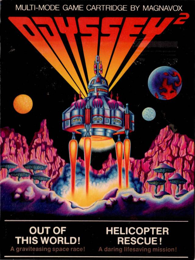 J2Games.com | Out of This World!/Helicopter Rescue! (Odyssey 2) (Pre-Played).