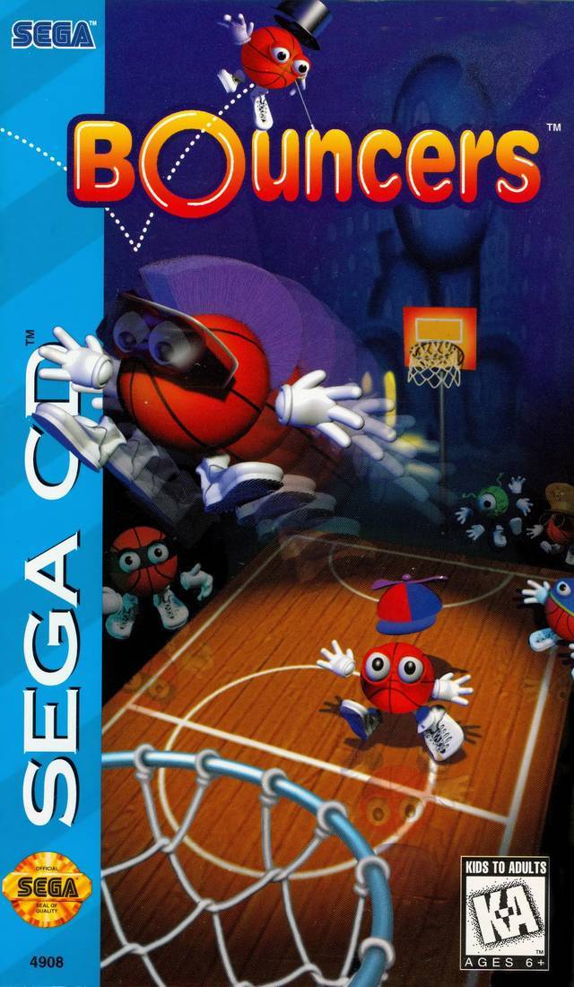 J2Games.com | Bouncers (Sega CD) (Pre-Played - CIB - Good).