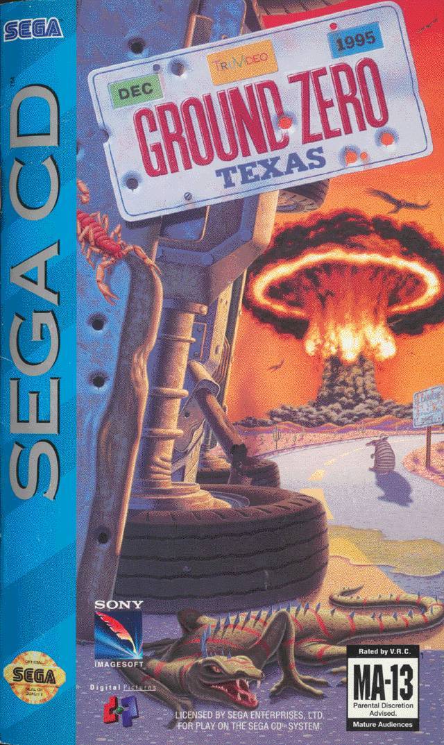 J2Games.com | Ground Zero Texas (Sega CD) (Pre-Played - Game Only).