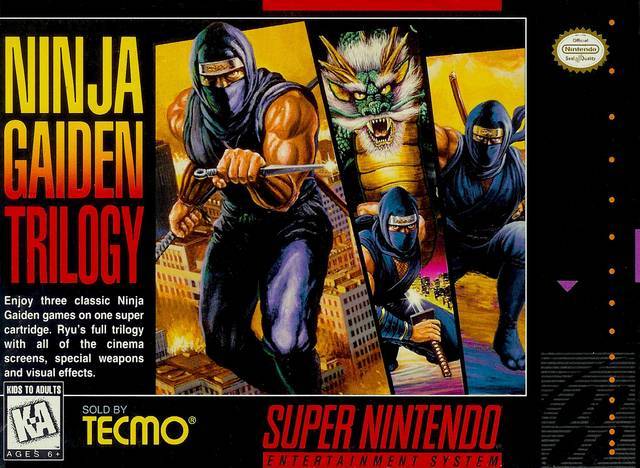 J2Games.com | Ninja Gaiden Trilogy (Super Nintendo) (Pre-Played - Game Only).