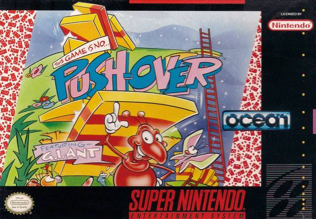 J2Games.com | Push-Over (Super Nintendo) (Pre-Played - Game Only).