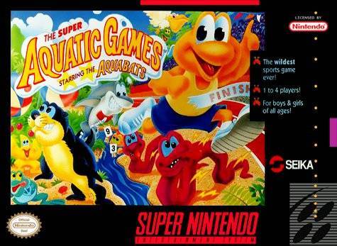 J2Games.com | Super Aquatic Games (Super Nintendo) (Pre-Played - Game Only).