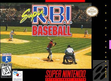 J2Games.com | Super RBI Baseball (Super Nintendo) (Pre-Played - Game Only).