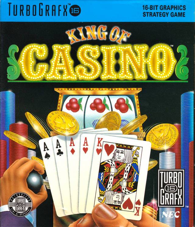 J2Games.com | King Of Casino (TurboGrafx-16) (Pre-Played - Game Only).