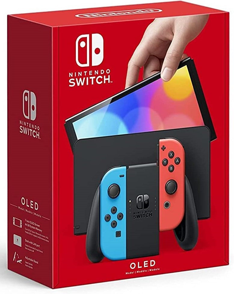 Nintendo Switch OLED Red & Blue Core Console Set (Deck Only) (Nintendo Switch)