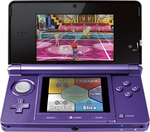 J2Games.com | Nintendo 3DS Midnight Purple (Nintendo 3DS) (Pre-Played - Game System).