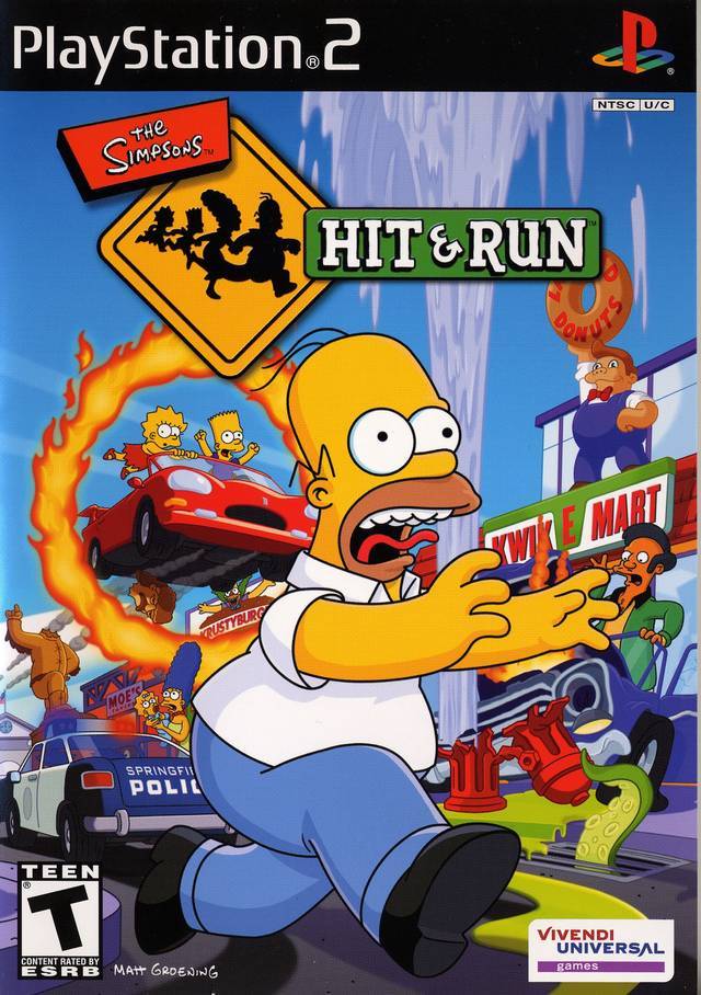 J2Games.com | The Simpsons Hit and Run (Playstation 2) (Pre-Played - Game Only).