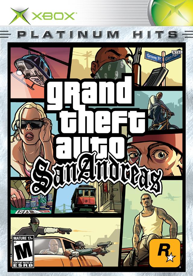 J2Games.com | Grand Theft Auto San Andreas (Platinum Hits) (Xbox) (Pre-Played - Game Only).