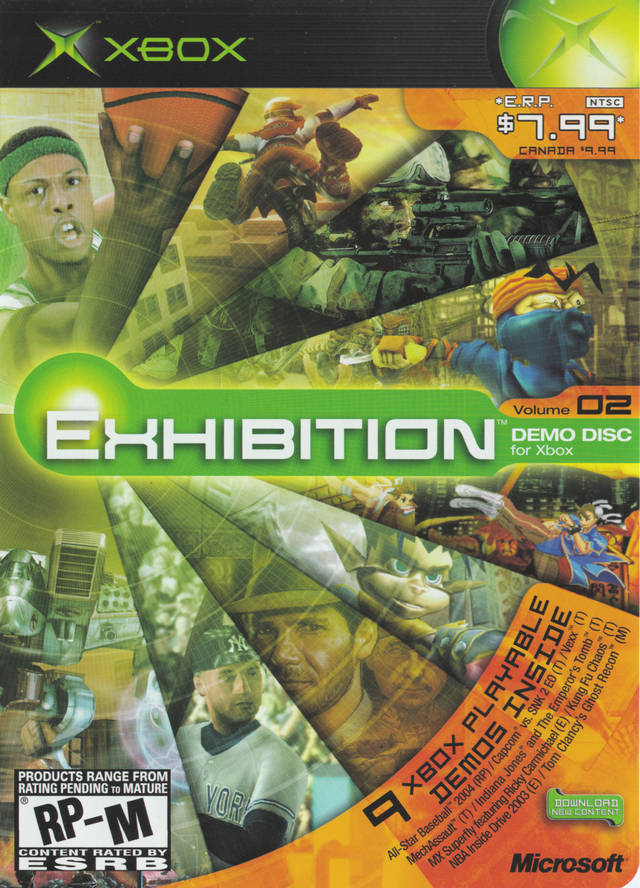 Disco de demostración de exhibición de Xbox vol. 2 (Xbox)