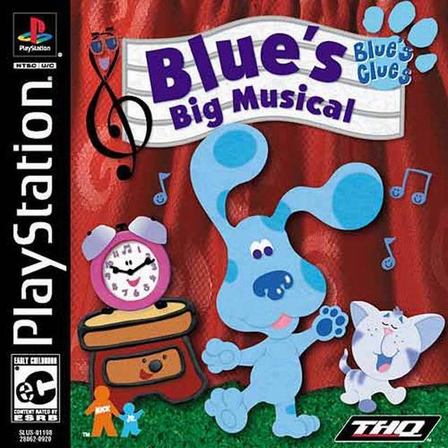 J2Games.com | Blue's Clues Blue's Big Musical (Playstation) (Complete - Good).