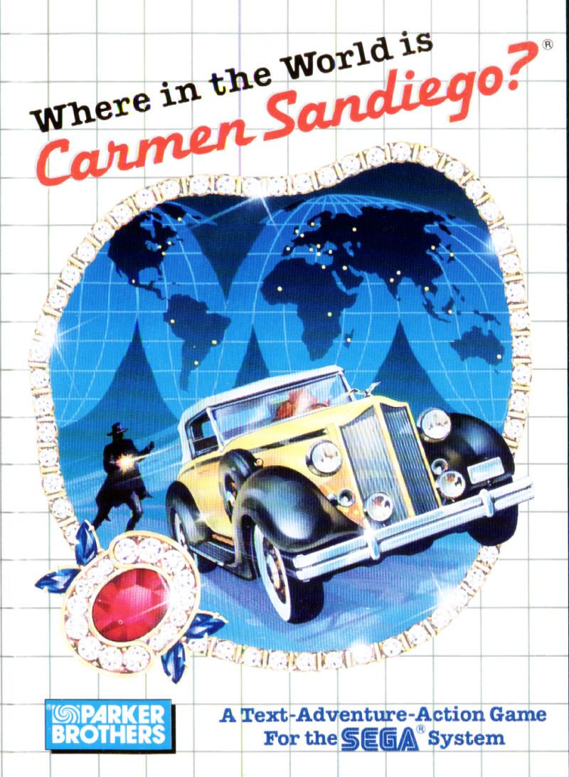 J2Games.com | Where in the World is Carmen Sandiego (Sega Master System) (Pre-Played - CIB - Good).