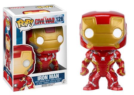 J2Games.com | POP! Marvel 126: Captain America Civil War Iron Man (Toys) (Brand New).
