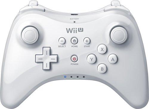 J2Games.com | White Pro Controller (WII U) (Pre-Played).