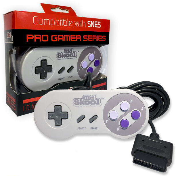 Mando Old Skool Super Nintendo Serie Pro Gamer (Super Nintendo)