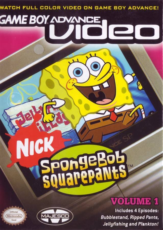 J2Games.com | GBA Video SpongeBob SquarePants Volume 1 (Gameboy Advance) (Pre-Played - Game Only).