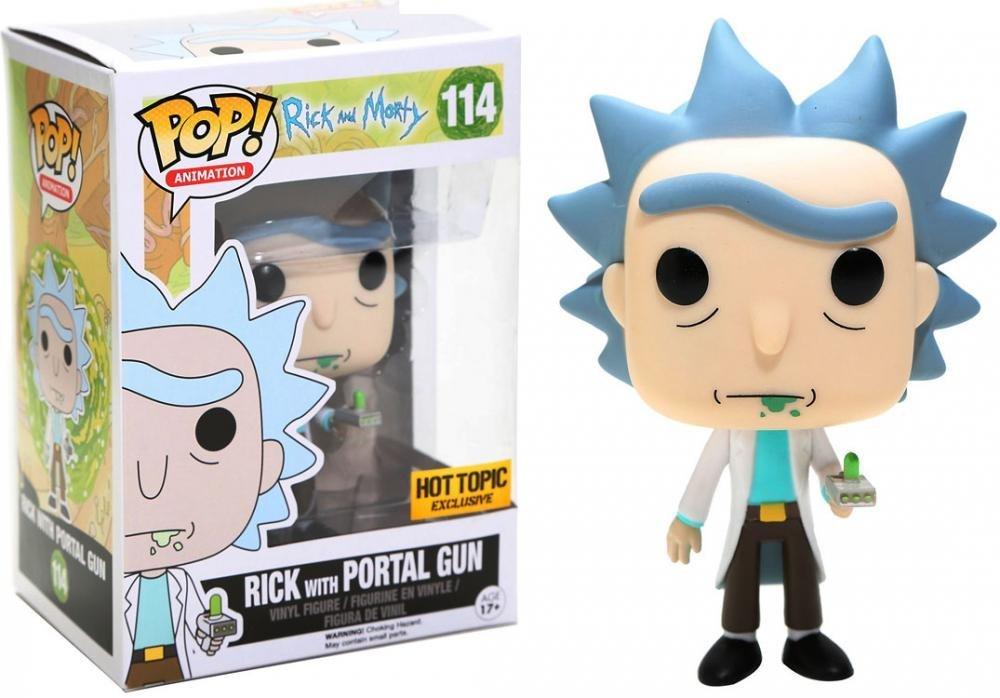 J2Games.com | POP! Rick and Morty 114: Rick with Portal Gun (Hot Topic Exclusive) (Funko) (Brand New).