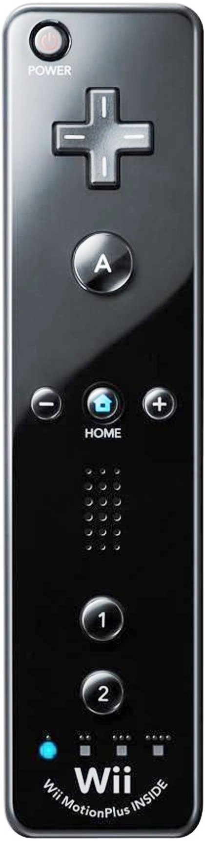 J2Games.com | Black Wiimote Plus with Nunchuck (WII) (Pre-Played - Game Only).