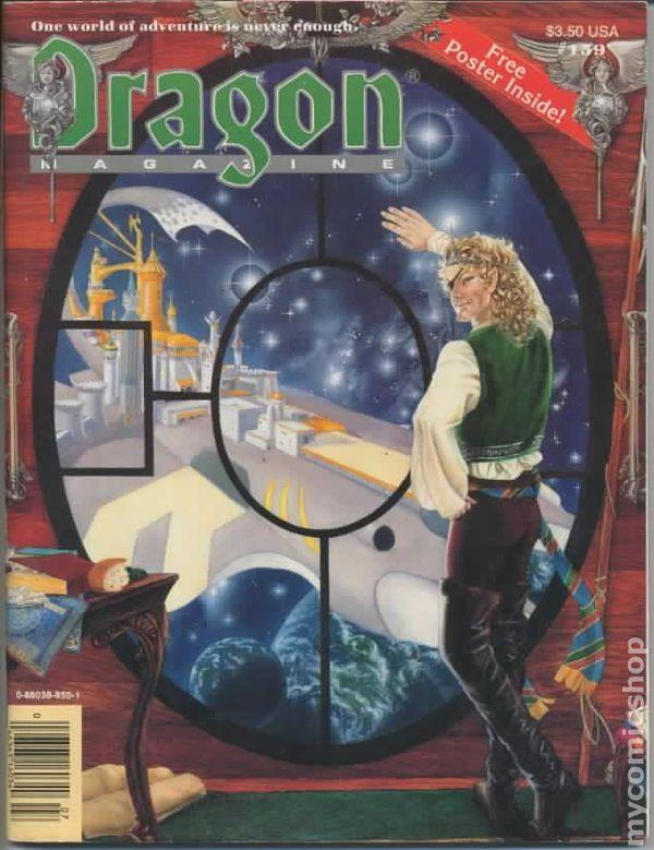 J2Games.com | Dragon Magazine Issue #159 Vol XV, No 2 July 1990 (Pre-Owned) (Pre-Played - CIB - Good).