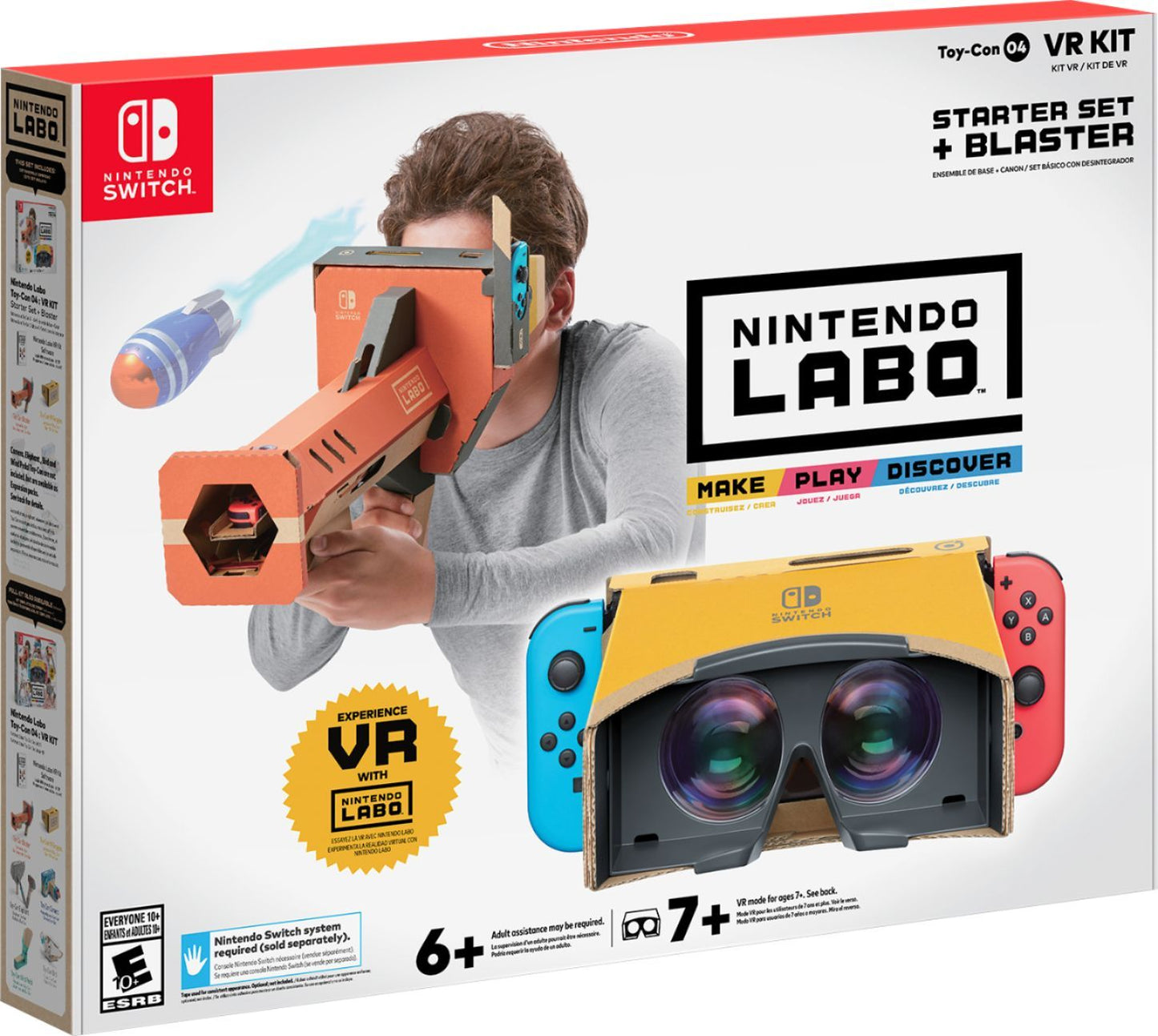 J2Games.com | Nintendo Labo Toy-Con 04: Starter Set + Blaster (Nintendo Switch) (Brand New).
