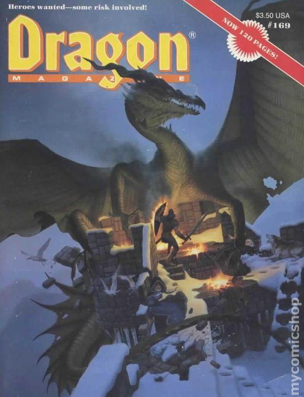 J2Games.com | Dragon Magazine Issue #169 Vol XV, No 12 May 1991 (Pre-Owned) (Pre-Played - CIB - Good).