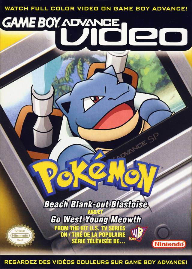 J2Games.com | GBA Video Pokemon Beach Blank-out Blastoise and Go West Young Meowth (Gameboy Advance) (Pre-Played - Game Only).