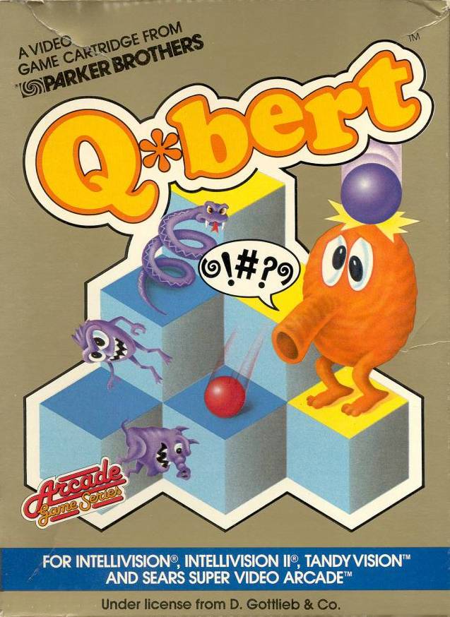 J2Games.com | Q*bert (Intellivision) (Pre-Played - Game Only).