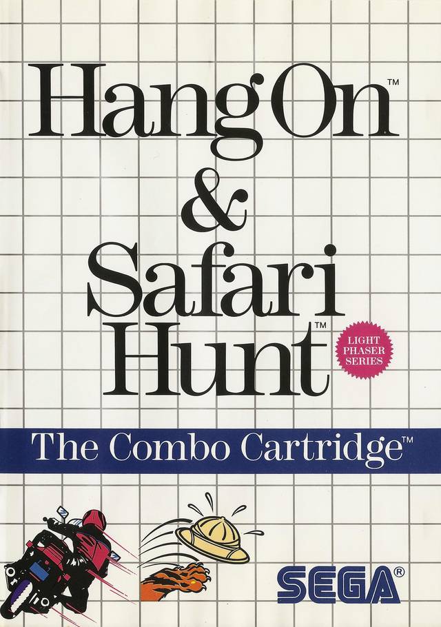 J2Games.com | Hang-On and Safari Hunt (Sega Master System) (Pre-Played - Game Only).