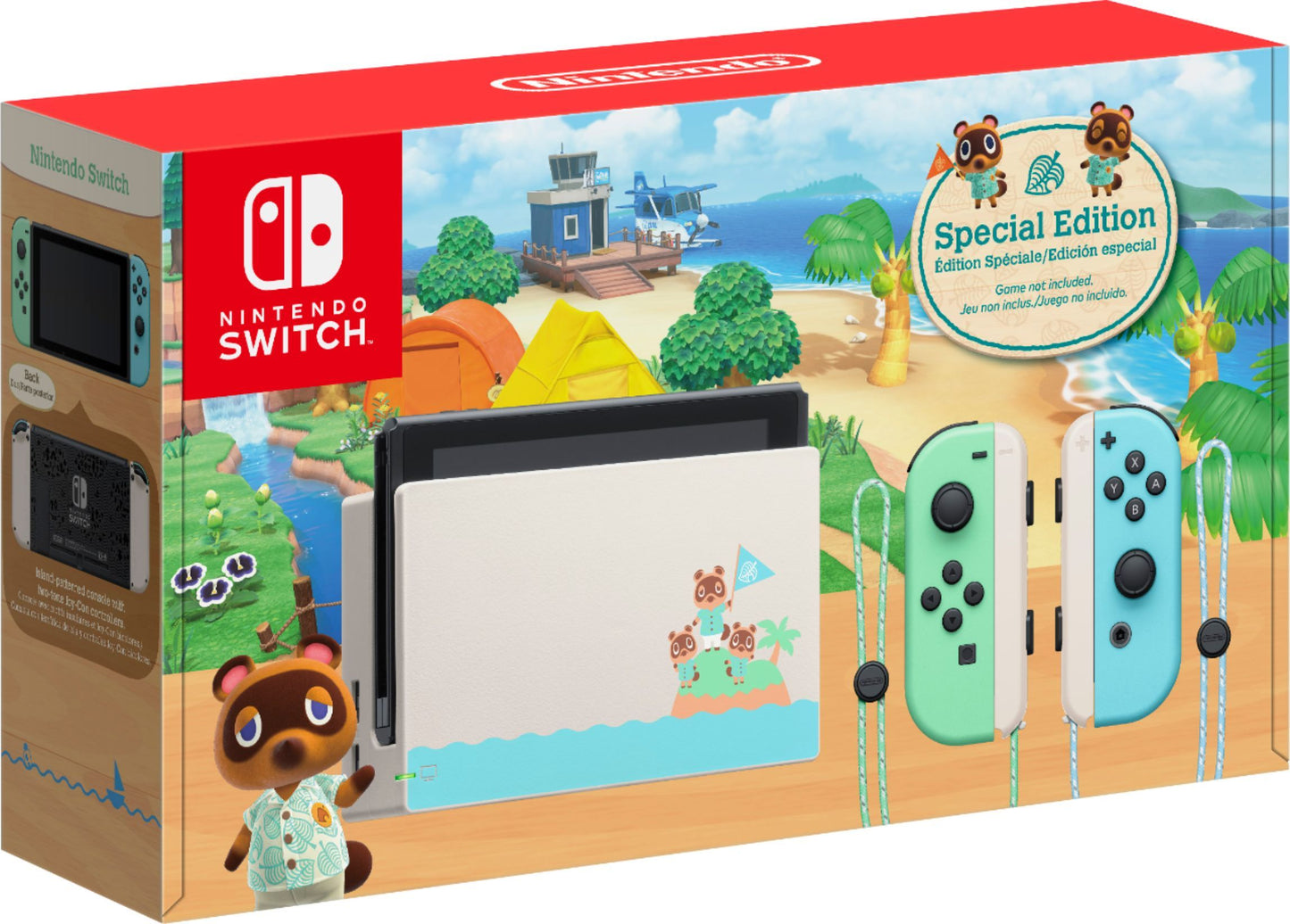 J2Games.com | Nintendo Switch Console Animal Crossing: New Horizons Edition (Nintendo Switch) (Brand New).