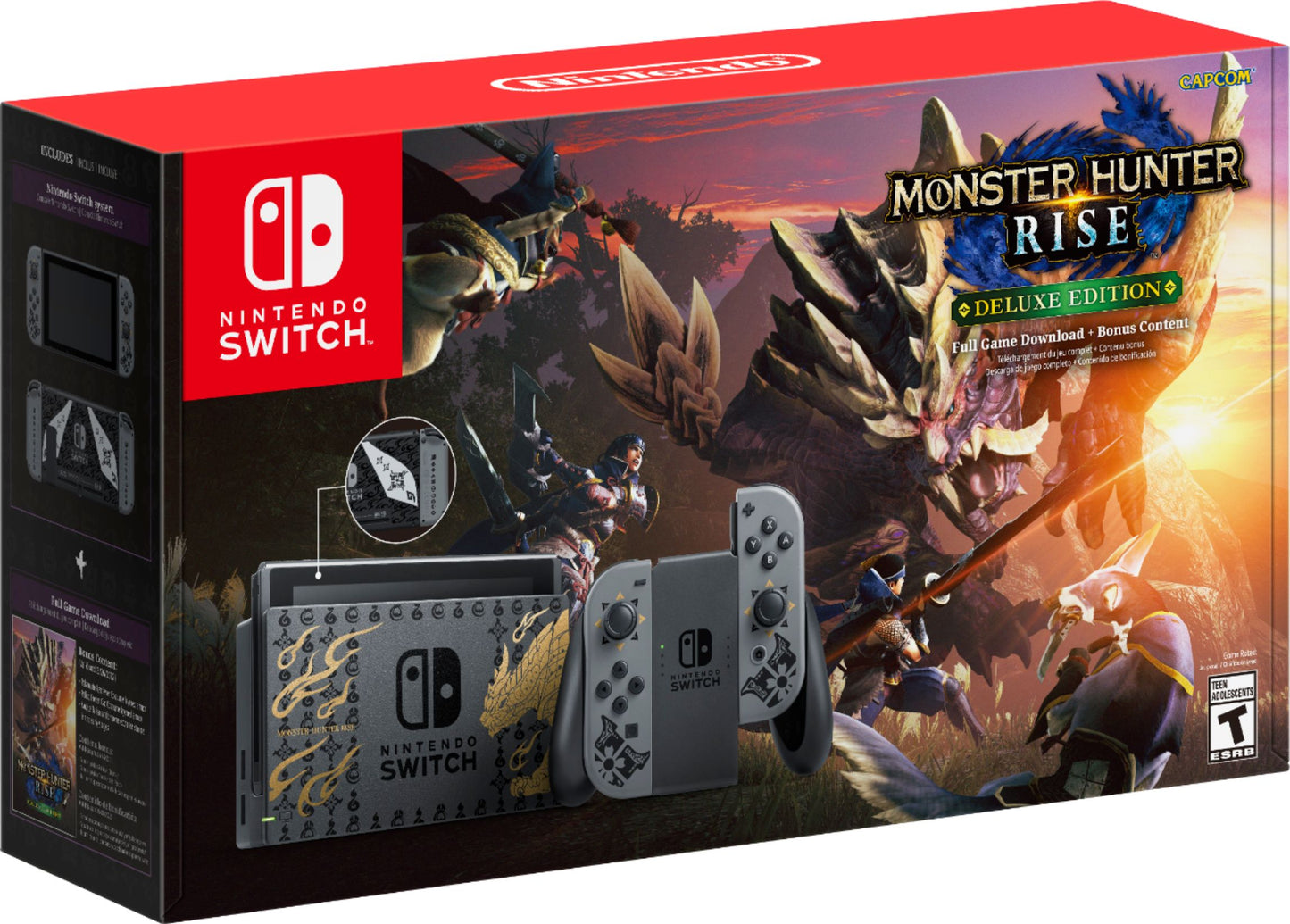 Nintendo Switch Console Monster Hunter Rise Deluxe Edition (Nintendo Switch)
