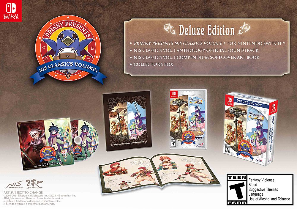 Prinny presenta NIS Classics Volumen 1 Edición Deluxe (Nintendo Switch)