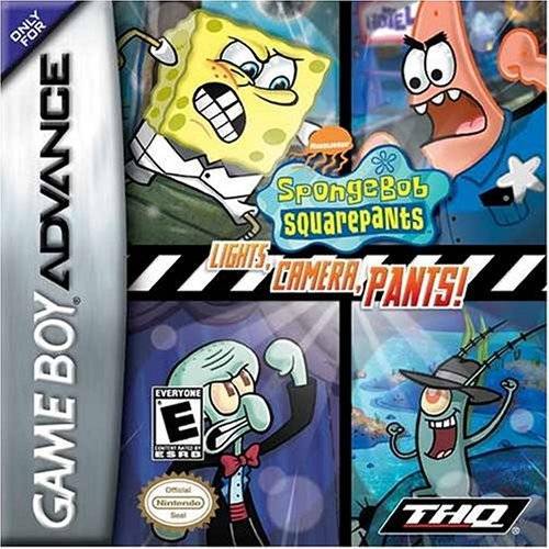 J2Games.com | SpongeBob SquarePants Lights Camera Pants (Gameboy Advance) (Pre-Played - Game Only).