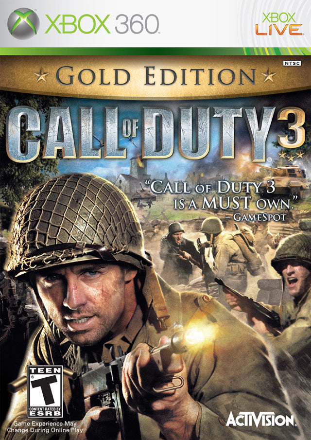 Call of Duty 3: Edición Dorada (Xbox 360)