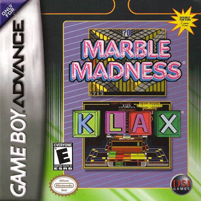 J2Games.com | Marble Madness / Klax (Gameboy Advance) (Pre-Played - Game Only).
