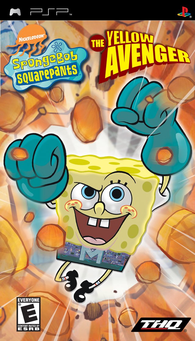 Bob Esponja Pantalones Cuadrados El Vengador Amarillo (PSP)