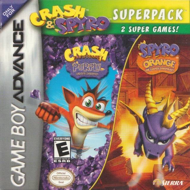 Superpaquete Crash y Spyro (Gameboy Advance)