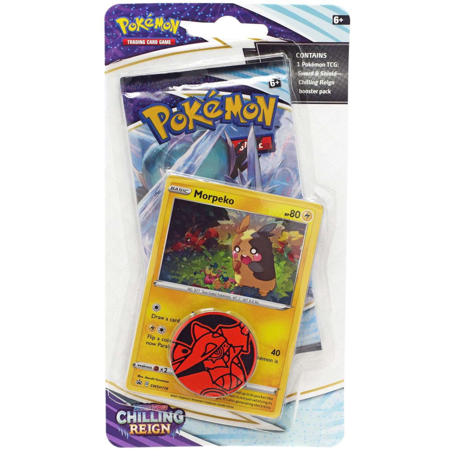 Pokemon Sword & Shield Chilling Reign Morpeko BLISTER Pack (Toys)